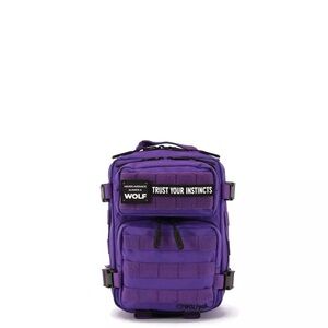 Vibrant Purple Tactical Backpack with MOLLE System
